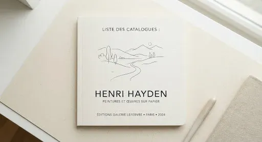 Couverture du catalogue Hayden Œuvres sur papier