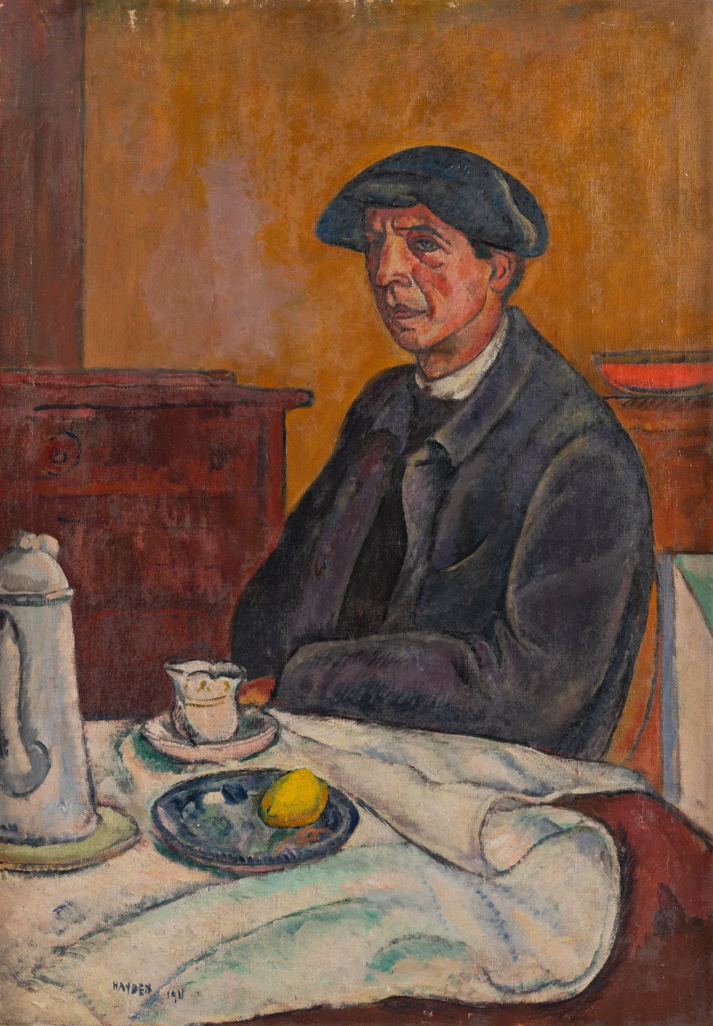 Portrait d'homme au béret